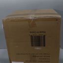 COSIEST Outdoor Antique Cream Side Table Faux Wood, Hand-Painted Wood Stump Stool, Ottomans, Plant Stand, Deck or Garden (1PC, Beige)