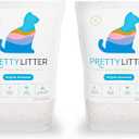 PrettyLitter Health Monitoring Cat Litter (Unscented, Non Clumping) | Lightweight & Low Tracking, Color Changing Silica Gel Crystals, Advanced Odor Control 6 Lbs, Pack of 2 (Up to 2 Month Supply)