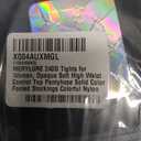 MERYLURE 240D Tights for Women, Opaque Soft High Waist Control Top Pantyhose Solid Color Footed Stockings Colorful Nylon (Medium, Wine Red)