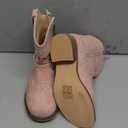 Motasha Toddler Cowgirl Boots Girls Cowboy Boot Ankle Toddler Girls Boot Kids Boots Horse Riding Shoes Birthday Party (Pink)