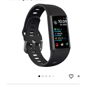 FITVII FINO 2 Slim Fitness Tracker, Smart Watch with Blood Oxygen, Sleep Monitor, 24/7 Heart Rate & Blood Pressure, IP68 Waterproof Health Activity Trackers with Calories Step Counter for Women Men