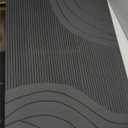 NANKAI Art Pure Black Texture Minimalist Art Oil Painting 36x24 inch Contemporary Art Oil Painting Home Office Wall Decorative Art (Nkhb312)