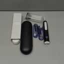 Oral-B iO Deep Clean Rechargeable Electric Powered Toothbrush, Black with iO Series 3 Limited, 2 Brush Heads and Travel Case - Pressure Sensor to Protect Gums - 3 Cleaning Settings - 2 Minute Timer (1 Count (Pack of 1)