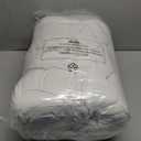 Martha Stewart Extra Warmth White Goose Feather Down Fiber Comforter-Twin Size Duvet Insert, Noiseless Fabric with 53oz Filled Luxury Cloud Fluffy Bed Comforter with 8 Corner Loops, White 68x90inch