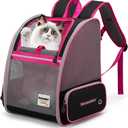 Montana West Cat Carrier Backpack for Small Medium Dog & Puppies with Breathable Mesh for Hiking Camping Backpack