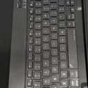 Keyboard Case Compatible for Galaxy Tab A9 Plus 11 Inch 2023 Model SM-X210/X216/X218, Wireless Bluetooth Keyboard Cover Compatible for Samsung Galaxy Tablet A9+ with Pencil Holder - Black