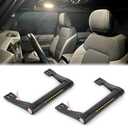 MAIKER OFF ROAD 2 in 1 Aluminum Grab Handles with Light Kit Compatible with Ford Bronco 2021-2024 2/4 Door (2PCS)