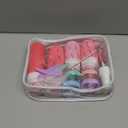 18pack Travel Bottles for Toiletries,TSA Approved Silicone Travel Containers jar for Toiletries,Leak Proof Refillable Liqus Shampoo And Conditioner Essentials toiletry (Red)