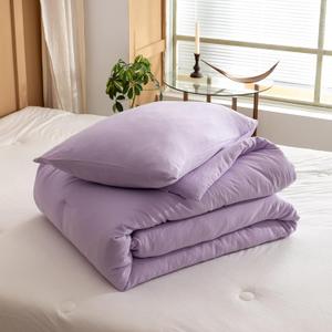 King Size Bedding, Comforter plus 2 pillowcases ( King, purple )
