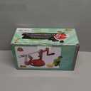 Apple Peeler Corer, Long lasting Chrome Cast Magnesium Alloy Apple Peeler Slicer Corer with Stainless Steel Blades and Powerful Suction Base for Apples and Potato(Red)