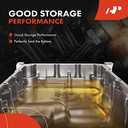 A-Premium Upper Engine Oil Pan Sump with Drain Plug Compatible with Toyota Corolla 09-19, Corolla iM 17-18, Matrix 09-14, Prius 10-15, Prius Plug-In 12-15, Prius V 12-18, L4 1.8L