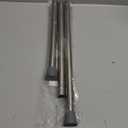 Tension Rods for Windows 28 to 48 Inch Silver Tension Curtain Rod Spring Rods No Drilling Pressure Tension Rods Adjustable Curtain Rods Expandable for Closet,Doorway (Grey.)