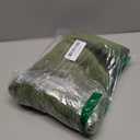 DecorUhome Chenille Moss Green Spring Throw Pillow Covers 18x18 Inch Set of 2, Decorative Soft Couch Pillow Covers Solid Dyed Accent Farmhouse Neutral Square Pillow Cases for Sofa