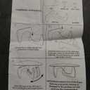 Coffee Table for Living Room Mid Century Modern Center Table with Glass Top and Wood, Brown/Black