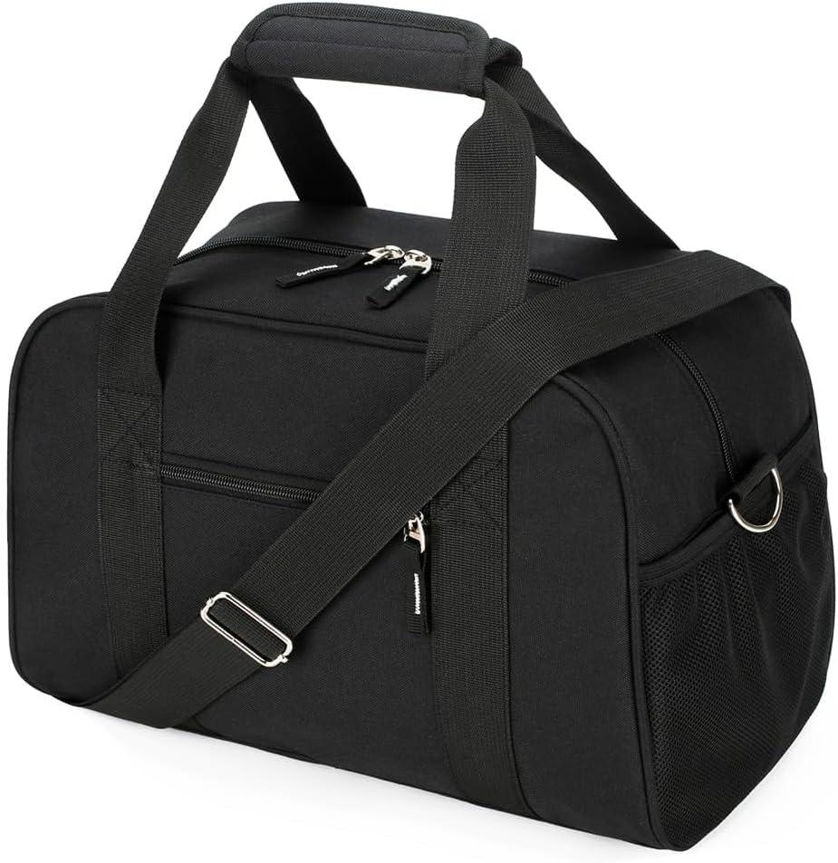 SeaRock 14 inch Small Gym Bag, Mini Duffel Bag for Women & Men, Carry On Lightweight for Travel Sport - Black