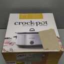 Crock-Pot 7 Quart Oval Manual Slow Cooker, Stainless Steel (SCV700-S-BR), Versatile Cookware for Large Families or Entertaining