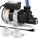 Mxmoonant SPA Pump, 1HP 110V Hot Tub SPA Circulation Pumps, Bathtub Pump Motor for Water Circulation 1.5" Plumbing (US Plug)