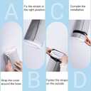 Air Conditioner Hose Cover 1 PC, Waterproof & Heat Insulating AC Hoses Cover Fit for 5 & 5.9 inch AC Hoses, Efficient Installation, Easy to Clean & Store