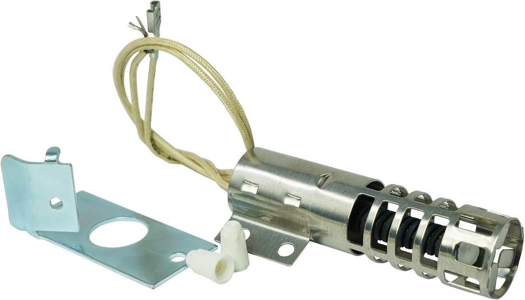EvertechPRO WB2X9154 5304401265 4342528 Oven Igniter Round 13 1/2"Lead Used with 2.5 to 3.0 Amp 120V for GE XL44 Frigidaire Whirlpool