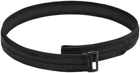 TACNEX Inner Belt w/Hook/Loop Liner 1.5" Duty Trouser Underbelt w/Polymer Loop Buckle for Tactical/Duty/Utility Belt