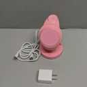 Wireless Charger,3 in 1 Magnetic Wireless Charger Stand, Fast Wireless Charging Dock for iPhone 17/16/15/14/13/12 Series, Apple Watch Series, AirPods Pro. (Pink)