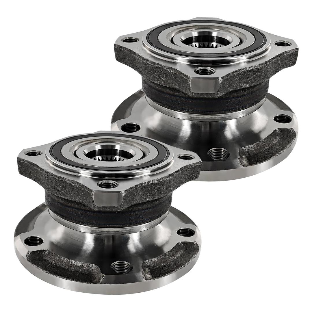 500027H 33406787015 2PCS Rear Left & Right Wheel Hub Bearing Assembly Compatible with BMW X3 2011-2017, X4 2015-2018 Replace# 33406867815