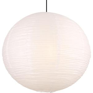 White Paper Lamp Shade, 20''x20'' Large Chinses Paper Lantern Pendant Light Shade,Round Lanpshade Home Decor Ceiling Lampshade, Foldable Lampshade