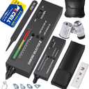 Diamond Tester Professional, High Accuracy Jewelry Diamond Tester Pen, Electronic Diamond Gem Tester and Tester Pen 60X Magnifying Glasses Tool Kit for Novice Expert