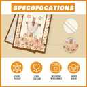 2 x XCHI Fall Cross Pumpkin Maple Leaves Table Runner Thanksgiving Table Decoration for Kitchen Dining Dinner Autumn Home Decor 13x60 Inch