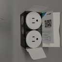 Smart Plug, Compatible with Alexa and Google Home, WiFi Enabled, No Hub Required, 2.4Ghz Connection, White, 2 Pack