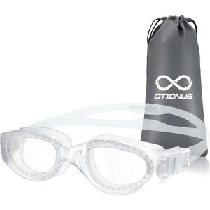 Swim Goggles for Adult, Clear No Leak Anti fog UV Swimming Goggles, Wide View Pool Goggles for Men Women