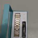 Lerobo Stainless Steel Band Compatible with Samsung Galaxy Watch 8 7 6 5 4 FE 40mm 44mm 45mm/Galaxy Watch 8 Classic 6 4 Classic 43mm 47mm 42mm 46mm, 20mm Metal Replacement Band for Men Women (Starlight)