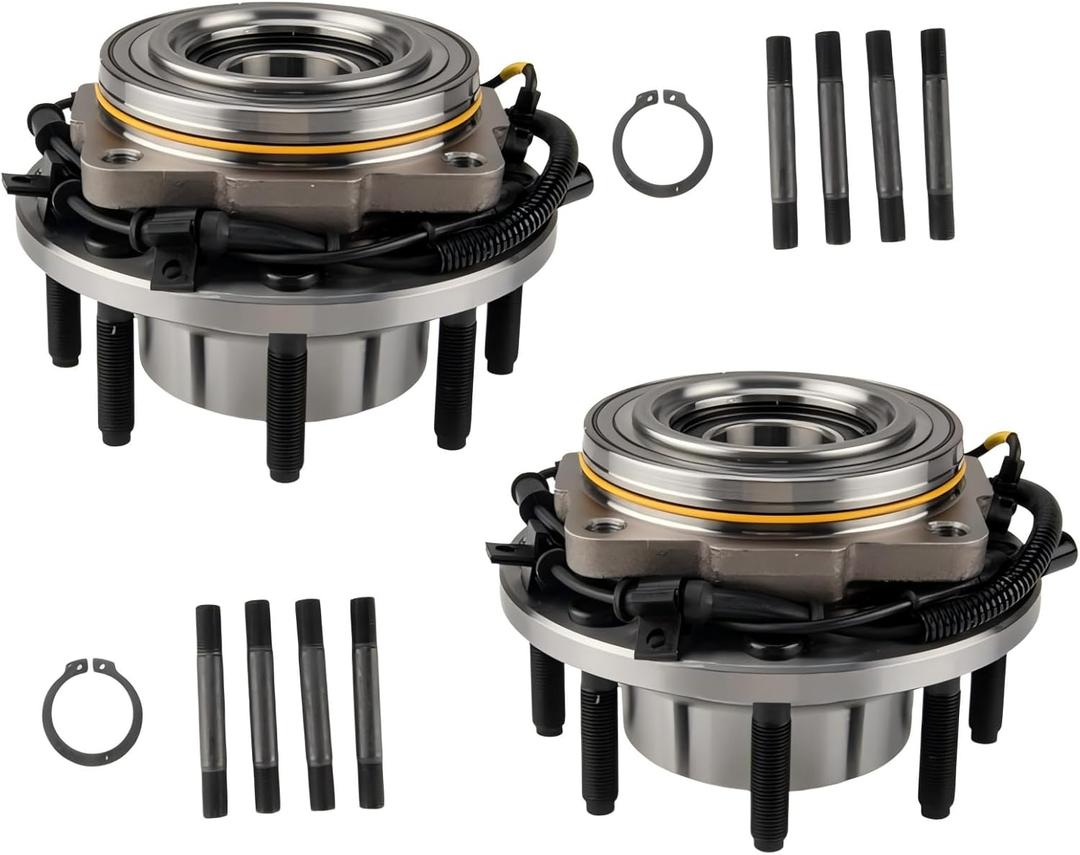 Front Wheel Hub Bearing Assembly Compatible with F250 Super Duty F350 Super Duty 2005-2010 4WD 8 Lug with ABS 2pcs 515081