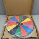 T-SIGN 18 Inch Heavy Duty Spinning Prize Wheel - 14 Slots Color Tabletop Roulette Wheel of Fortune - with Dry Erase Marker and Eraser Win The Fortune Spin Game for Carnival & Trade Show (Multicolor)