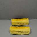 Tanlade 2 Pcs Car Wash Brush Head with Soft Detailing Bristle Flow Thru Car Cleaning Brush Exterior Car Wash Equipment for Auto Truck RV Boat Camper Washing (Yellow,10 Inch)