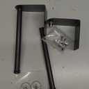 2 Pack Hat Racks for Baseball Caps, Stainless Steel Hat Organizer for Baseball Cap, Hat Holder Storage Organizer, Hat Hanger Strong Adhesive/Wall Drilled for Door, Bedroom, Closet(Black 6 in)