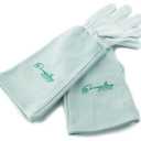 Rose Pruning Gloves for Men and Women - Thorn Proof Goatskin Leather Gardening Gloves with Gauntlet (MediumNatural) (Medium (Pack of 1))