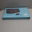 Wireless Keyboard and Mouse Combo, Full Size Wave Keys Ergonomic 2.4G Keyboard with Wrist Rest for Natural Typing, 3 DPI Adjustable Ergonomic Silent Mouse for Computer/Laptop/Windows/Mac (Black)