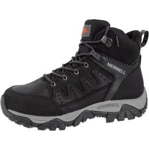 Merrell Men's Windoc Waterproof Steel Toe Mid (8.5, Black)