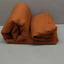 LEAONME Quilt Set King Size 3 Pieces, Lightweight Burnt Orange/Rust Bedspread-98''x106'', Soft Microfiber Summer Quilt, Luxurious Warm Coverlet Set for All Seasons (Includes 1 Quilt, 2 Shams) (Umber-wave)