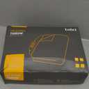 Tefici Electric Heated Blanket Throw, Super Cozy Soft 2-Layer Flannel 50" x 60" Heated Throw with 3 Heating Levels & 4 Hours Auto Off, Machine Washable, ETL&FCC Certified, Home Office Use, Black