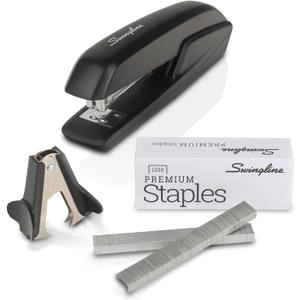Swingline Stapler Value Pack, 20 Sheet Capacity, Jam Free, includes Stapler, 1250 Staples and Staple Remover, Black (54567)