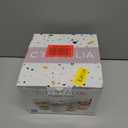 Crystalia 4 Pack 22 oz On The Go Yogurt Parfait Cups with Lids & Spoon, Large Breakfast Plastic Bowls with Topping Cereal Oatmeal Salad or Fruit Container for Snack Box (Clear)