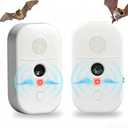 2026 Ultrasonic Bat Repellent Plug-in,Bat Deterrent Devices Indoor with Adjustable Frequency, Effective Bats Repeller Exclusion Keep Away Attic,Ceiling,Garage,Warehouse,Barn,Humanely Repel Bats,2 Pack