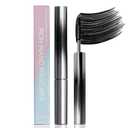 4 x Iron Wand Mascara Waterproof Long Lasting Curl Brushless Metal Wand Mascara for Women.