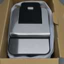 Single Serve Coffee Maker for K-Cup Pod & Grounds, Hot and Iced Coffee Maker, 6 to 14oz Brew Sizes, 50oz Removable Reservoir, Strong Button Feature, Fit 6.5" Mugs, Stainless Steel, Black (11.2 Inch)