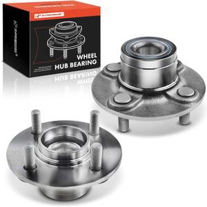 A-Premium 2 x Rear Wheel Bearing and Hub Assembly with 4-Lug Compatible with Nissan Sentra 1990-1999, NX 1991-1993, 200SX 1995-1998