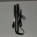 Automatic Rotating Curling Iron, Hair Curler with 3 Temps Fast Heating, 2-Way Rotating 1 Inch Curling Wand, Ceramic Coating, Ionic, Anti-Scald, Anti-Tangle, Dual Voltage Auto Shut-Off (Gray)