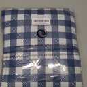 Genovega Waterproof Picnic Blanket Beach Outdoor Mat Rug Registry Wedding Search by Name Must Have Items Newly Wed Married Couple Gifts Bridal Husband Wife Men Women Mr Mrs 1 Anniversary Present, 6'8" x 6'8" (Square), Checkered Navy