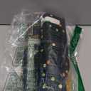 Artoid Mode Black and Golden Balloon Happy Birthday Table Runner, Seasonal Kitchen Dining Table Decoration for Home Party Decor 13x72 Inch